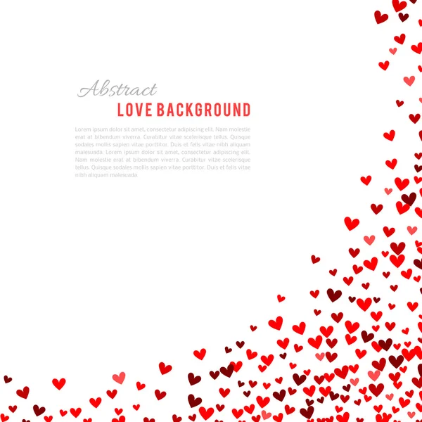 Romantic red background. Vector illustration — Wektor stockowy