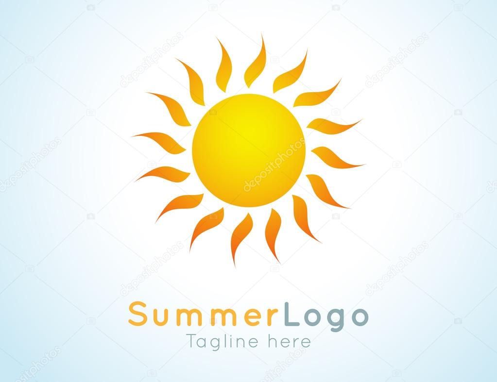 Vector summer logo label. Summer icon.