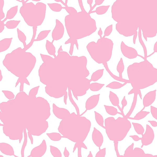 Floral seamless pattern. Vector illustration for beautiful design — Stock Vector
