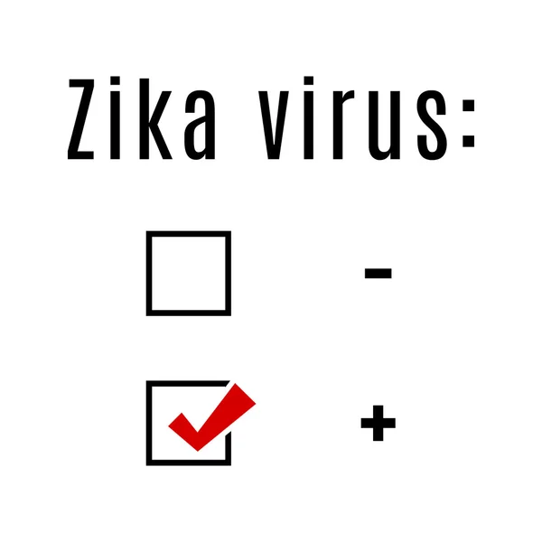 Concepto zika virus vector ilustración — Vector de stock