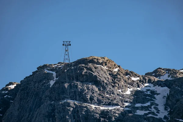 Lanové Dráhy Švýcarských Alpách Matterhorn Furi Zermatt Švýcarsko — Stock fotografie