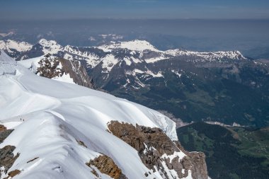 Eiger Express Kablo Arabası - Karlı Dağ - Jungfraujoch Sphinx Gözlemevi - Jungfrau Bölgesi, Monch, Eiger - İsviçre Alpleri, İsviçre