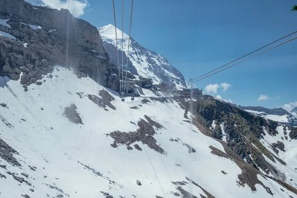Eiger Express Kablo Arabası - Karlı Dağ - Jungfraujoch Sphinx Gözlemevi - Jungfrau Bölgesi, Monch, Eiger - İsviçre Alpleri, İsviçre