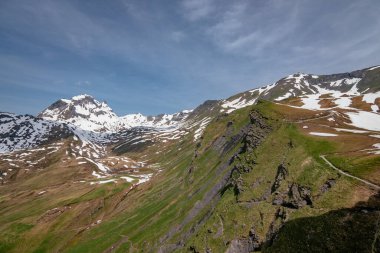 Hava Panoramik Görünümü - Birincisi, Grindelwald, İsviçre - İsviçre Alp Dağları - Jungrau Bölgesi, Bernese Oberland