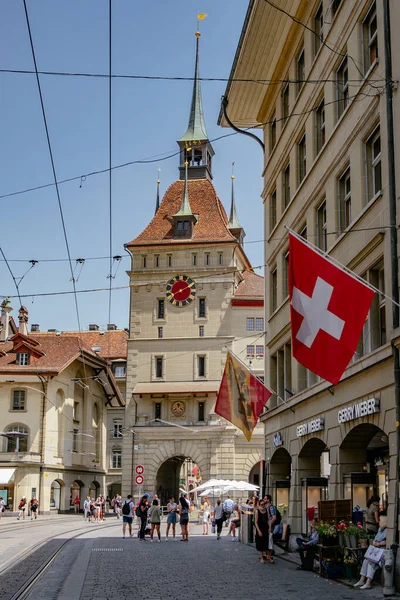 Kafigturm Středověká Věž Starém Městě Památník Bývalá Věznice Centrum Města — Stock fotografie