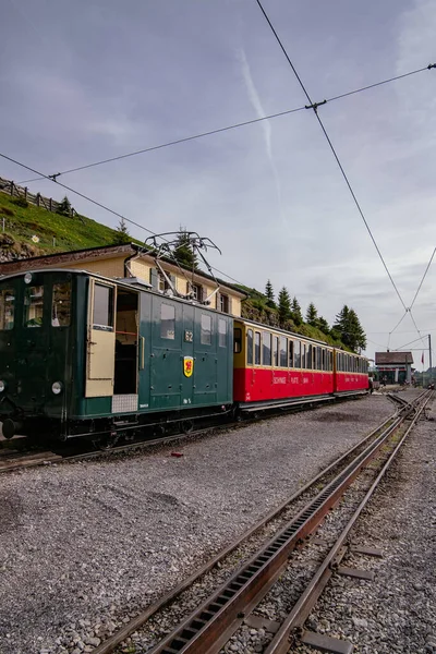 Schynige Platte Bernese Oberland Švýcarsko Letecký Panorama Pohled Švýcarskými Alpami — Stock fotografie