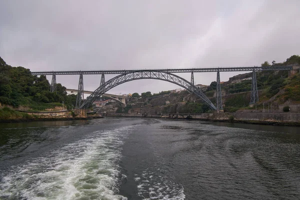 Pont Maria Pia Ponte Dona Maria Pia Dessus Rivière Douro — Photo