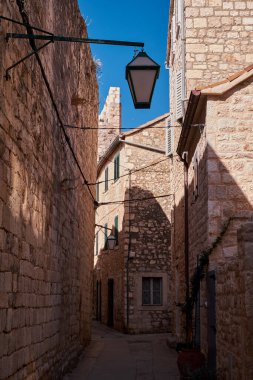 Hvar Town 'daki Güzel Binalar - Hırvatistan' daki Ada