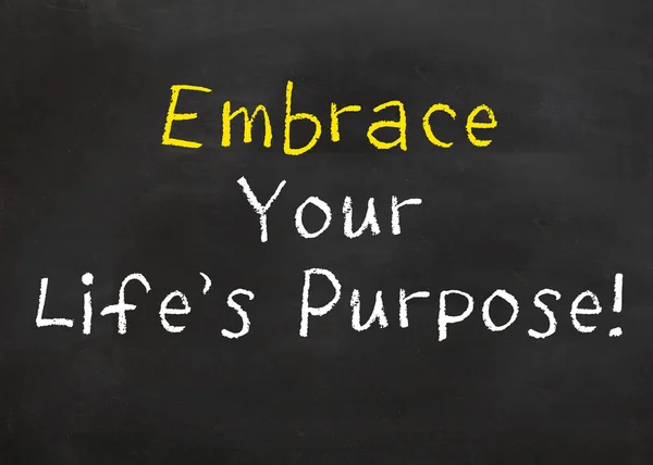 Abraçar o propósito da sua vida — Fotografia de Stock