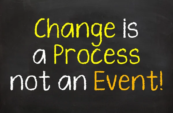 Change is a Process — Stock Photo, Image