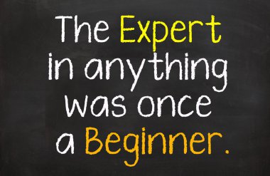 Uzman acemi olduğunu