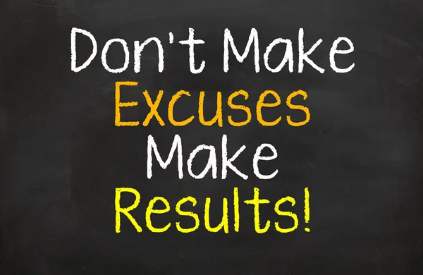 Don't Make Excuses — Stock Photo, Image