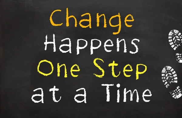 Changes Happens One Step