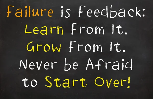 Failure is Feedback