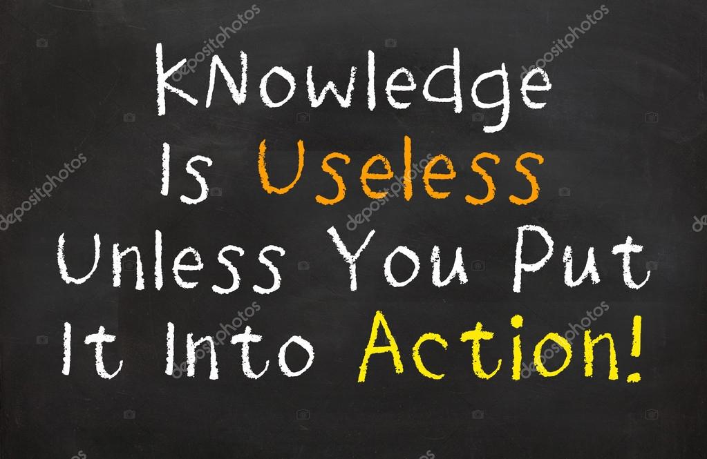 Knowledge is Useless — Stock Photo © b11mdana #97969532