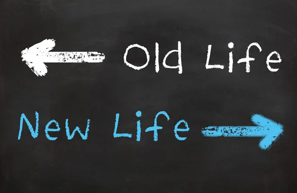 오래 된 생활 새로운 생활 — 스톡 사진