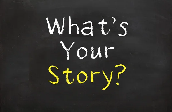 Qual é a tua história?? — Fotografia de Stock