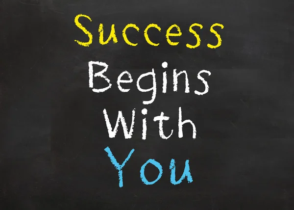 Success Begins With You — Stock Photo, Image