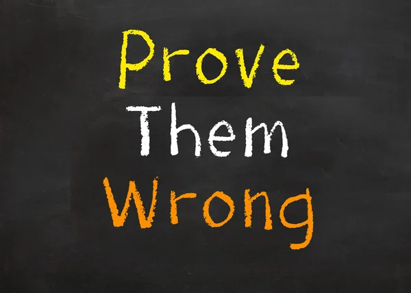 Prove them Wrong — Stock Photo, Image