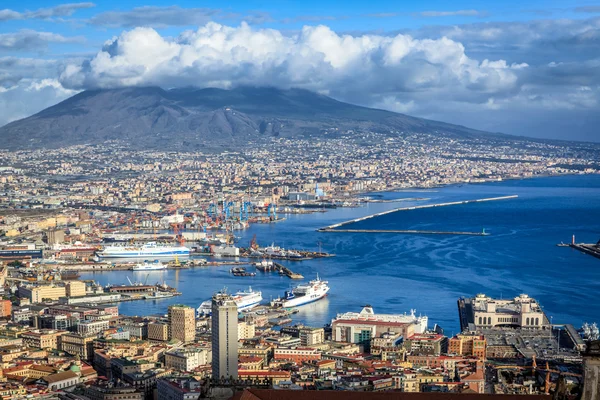 Neapel City panorama — Stockfoto