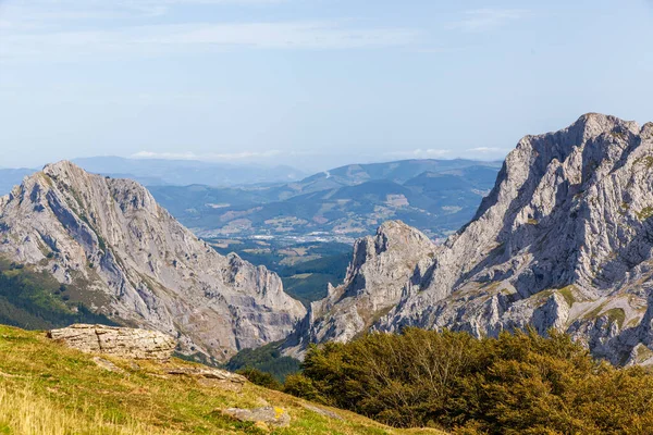 Urkiola Doğal Parkı Spanya Nın Bask Bölgesi Nin Kuzeyinde Biscay — Stok fotoğraf