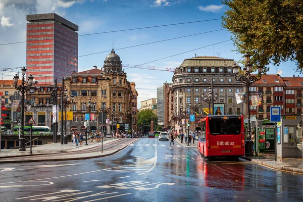 Bilbao Město Severním Španělsku Největším Městě Provincii Biskajsko Baskicku Jako — Stock fotografie