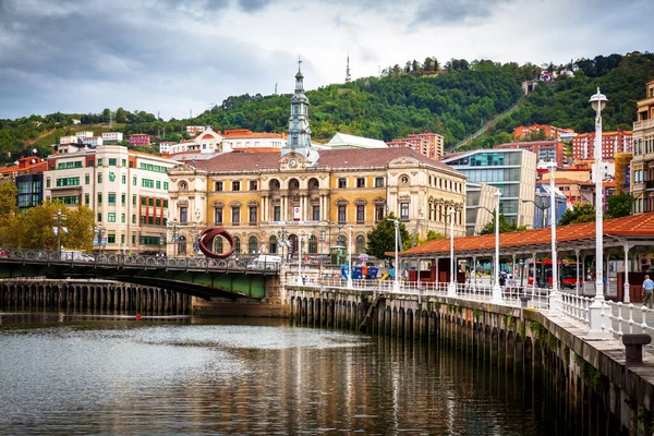 Bilbao Een Gemeente Spaanse Provincie Biskaje Regio Baskenland Met Een — Stockfoto