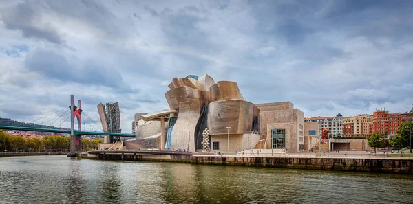 Bilbao Miasto Północnej Hiszpanii Największe Miasto Prowincji Biscay Całym Kraju — Zdjęcie stockowe