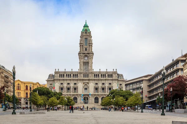 Architektonické radnice na Porto, Portugalsko — Stock fotografie