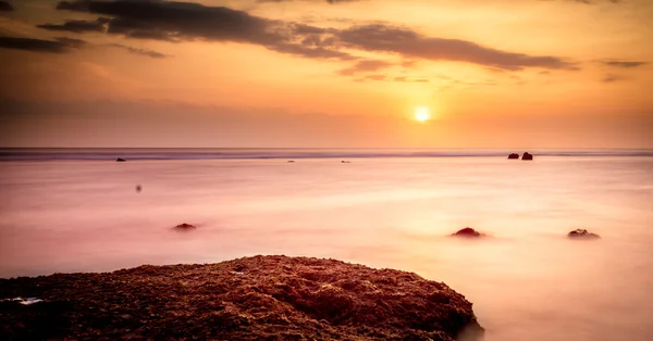 Coucher de soleil à Sengiggi, Lombok — Photo