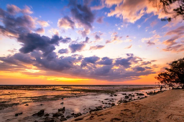 Puesta de sol en la isla de Gili — Foto de Stock