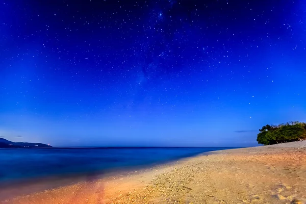 Colpo notturno nell'isola di Gili — Foto Stock