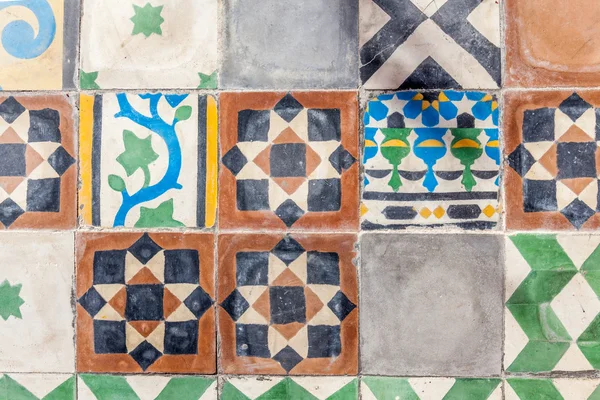 Moroccan cement tiles — Stock Photo, Image