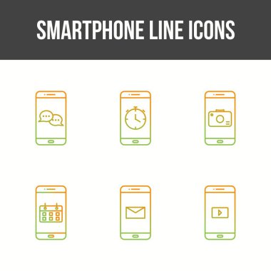 Mobil Uygulamalar Vektör Simgesi Ayarları