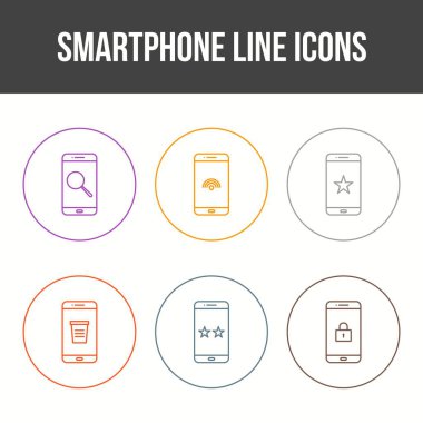 Mobil Uygulamalar Vektör Simgesi Ayarları