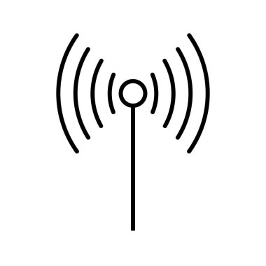 Eşsiz WiFi İmza Satır Vektörü Simgesi