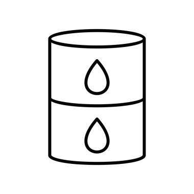 Benzersiz Petrol Çubuğu Satır Vektörü Simgesi