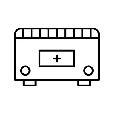 Eşsiz Konveksiyon Isıtıcı Satır Vektörü Simgesi