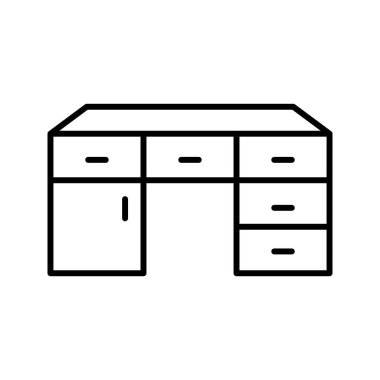 Çekmeceler Satır Vektörü Simgesine sahip Eşsiz Tablo