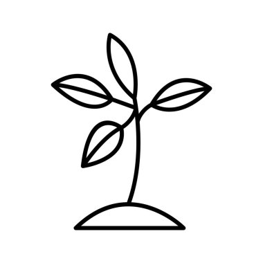 Eşsiz Bitki Vektör Satırı Simgesi