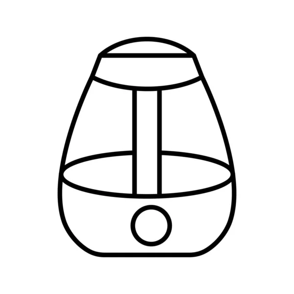 Einzigartiges Line Vector Icon Für Luftbefeuchter — Stockvektor