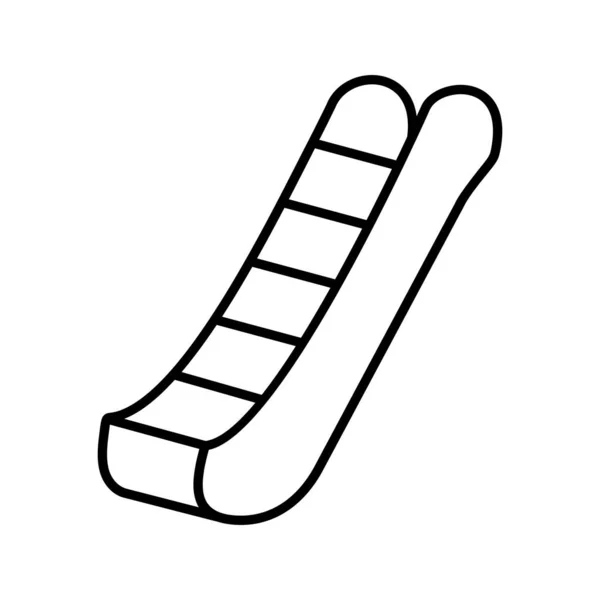 Einzigartiges Rolltreppen Vektor Symbol — Stockvektor