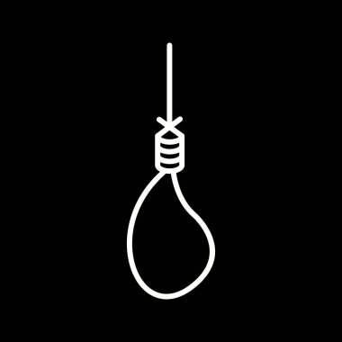 Eşsiz Noose Satır Vektörü Simgesi