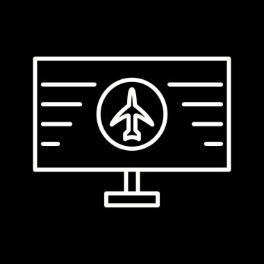 Eşsiz Çevrimiçi Satır Vektörü Simgesi