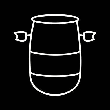 Eşsiz Namlu Çizgisi Vektör Simgesi