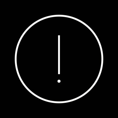 Uyarı işareti vektör simgesi