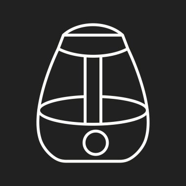 Eşsiz Nemlendirici Satır Vektörü Simgesi