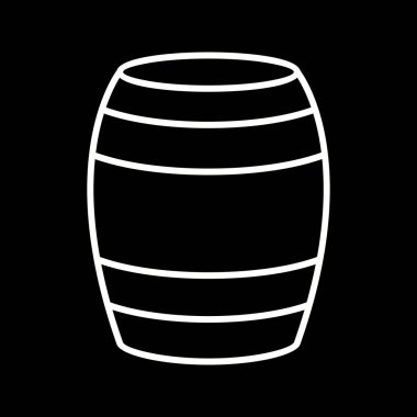 Eşsiz Namlu Çizgisi Vektör Simgesi