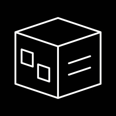 Eşsiz Paketleme Satır Vektörü Simgesi