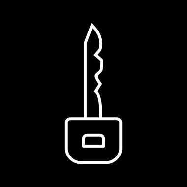 Eşsiz Anahtar Satır Vektörü Simgesi